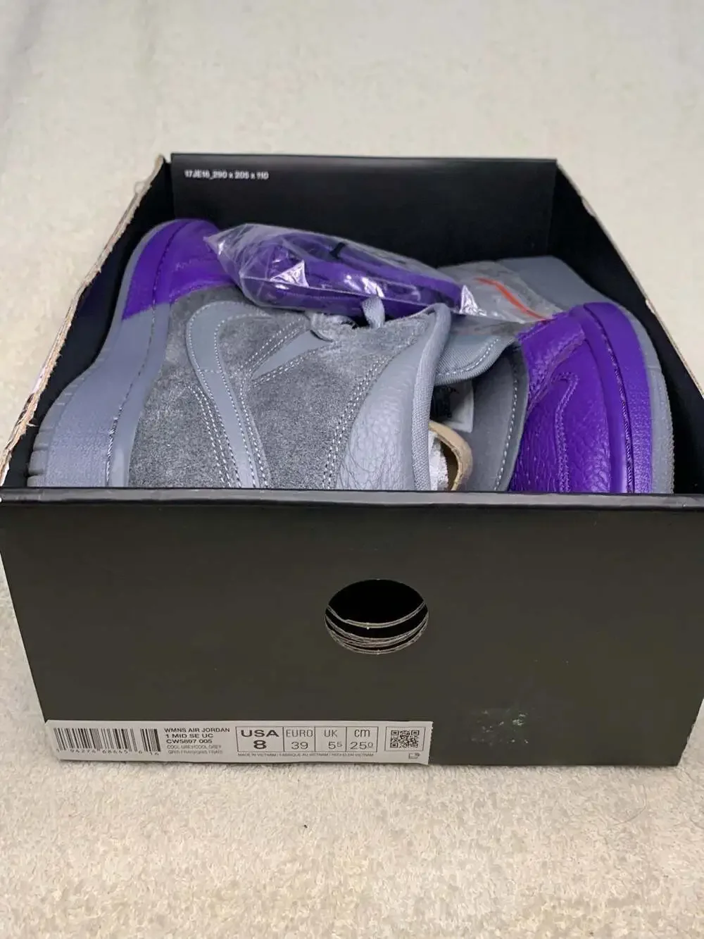 Nike Air Jordan 1 Mid SE UC Sheila Rashid Unite, Women Size 8